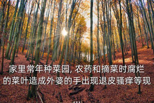 什么農(nóng)藥會爛皮膚,農(nóng)藥灑在皮膚上有什么問題嗎