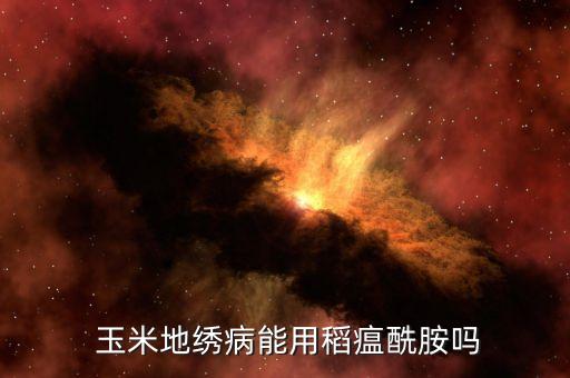  玉米地繡病能用稻瘟酰胺嗎