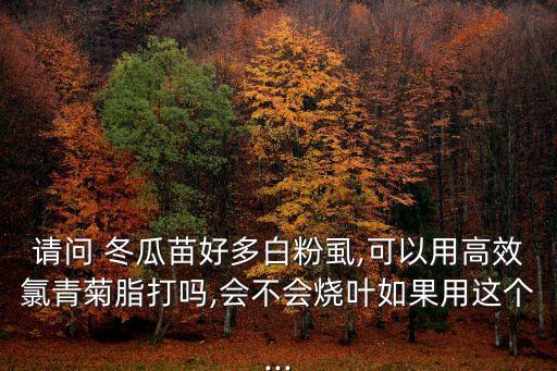 冬瓜打農藥用什么藥,冬瓜噴什么農藥最好?