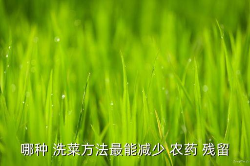 用什么洗菜去農(nóng)藥殘留,鹽水洗菜可以去除農(nóng)藥殘留嗎