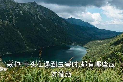種芋頭防病用什么農藥,芋頭不能打什么農藥