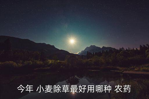 蚌埠小麥打什么農藥,小麥倒春寒用什么農藥