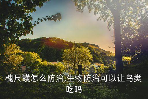 槐尺蠖怎么防治,生物防治可以讓鳥類吃嗎