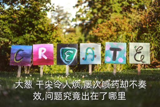 什么農(nóng)藥治療大蔥干尖,大蔥打什么農(nóng)藥綠油油