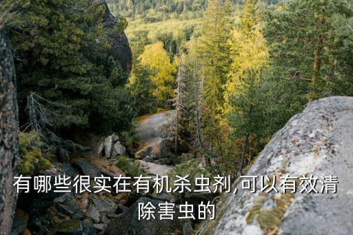 有哪些很實(shí)在有機(jī)殺蟲(chóng)劑,可以有效清除害蟲(chóng)的