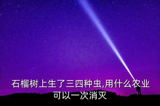 石榴樹(shù)要用什么農(nóng)藥殺蟲(chóng),石榴用什么農(nóng)藥保果