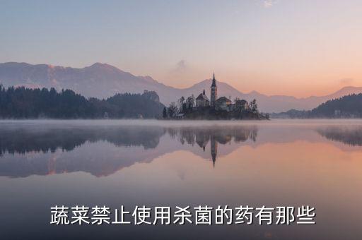  蔬菜禁止使用殺菌的藥有那些