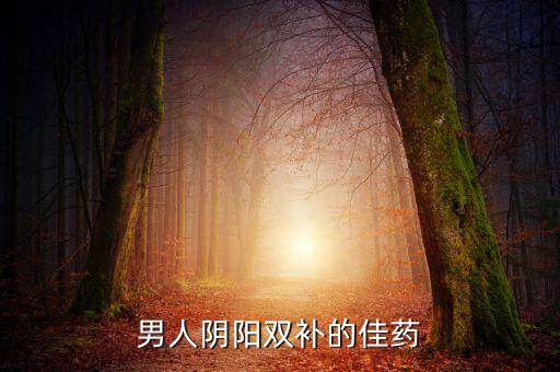 男人陰陽雙補的佳藥