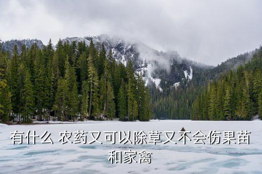 有什么 農藥又可以除草又不會傷果苗和家禽