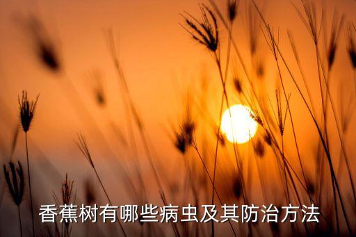 香蕉生蟲打什么農藥,生香蕉吃了有什么后果
