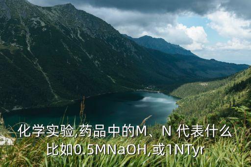化學(xué)實(shí)驗(yàn),藥品中的M、N 代表什么比如0.5MNaOH,或1NTyr