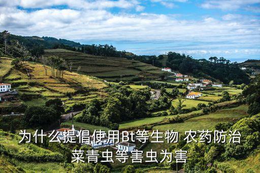 為什么提倡使用Bt等生物 農藥防治菜青蟲等害蟲為害