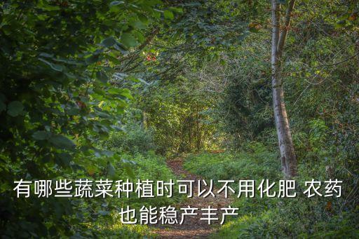 有哪些蔬菜種植時可以不用化肥 農(nóng)藥也能穩(wěn)產(chǎn)豐產(chǎn)