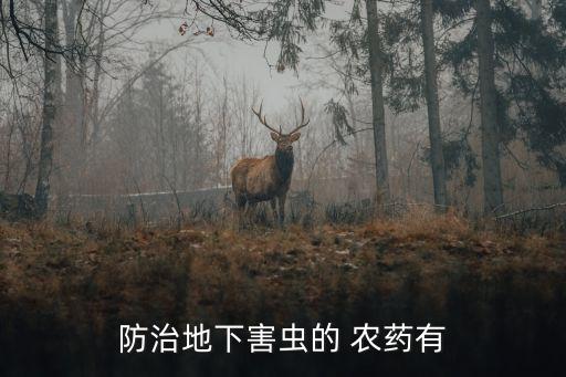 什么農藥可以消滅地蟲,煙蟲用什么農藥消滅