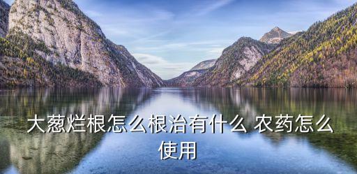 種大蔥需要的農藥是什么,大蔥是什么東西種出來的