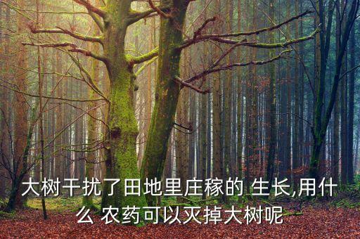 什么農藥可以阻止植物生長