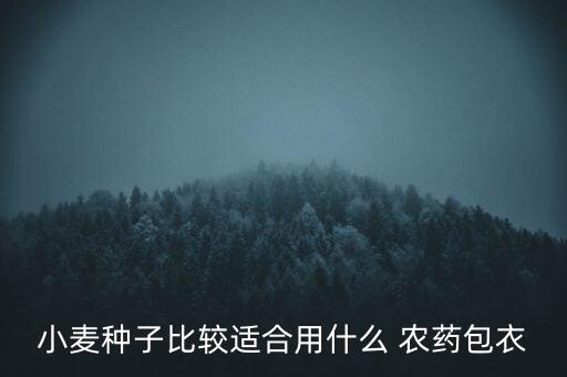 小麥種子比較適合用什么 農(nóng)藥包衣