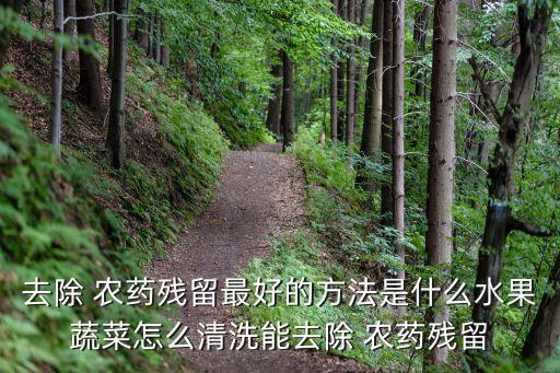 什么東西能解農藥毒,聚酯農藥用什么弄解