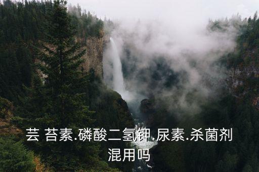 農藥蕓苔素和什么搭配,蕓苔素搭配什么好