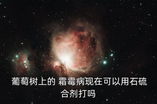 葡萄霜霉病打什么農(nóng)藥,霜霉病用什么農(nóng)藥
