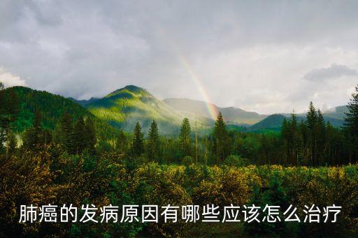  肺癌的發(fā)病原因有哪些應(yīng)該怎么治療