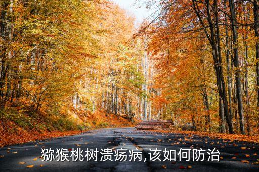 獼猴桃樹潰瘍病,該如何防治