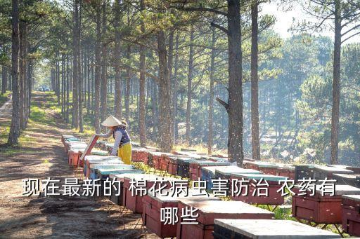 現在最新的 棉花病蟲害防治 農藥有哪些
