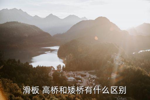 滑板 高橋和矮橋有什么區別