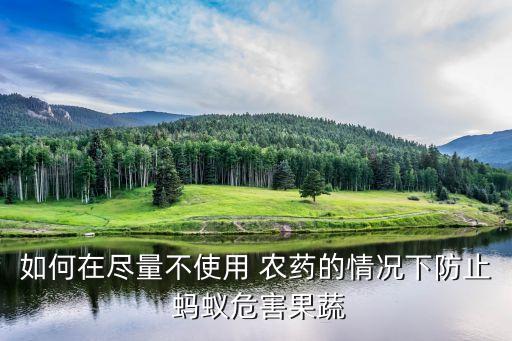 螞蟻為什么不怕農藥呢,穿山甲為什么不怕螞蟻