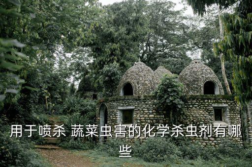 用于噴殺 蔬菜蟲害的化學殺蟲劑有哪些