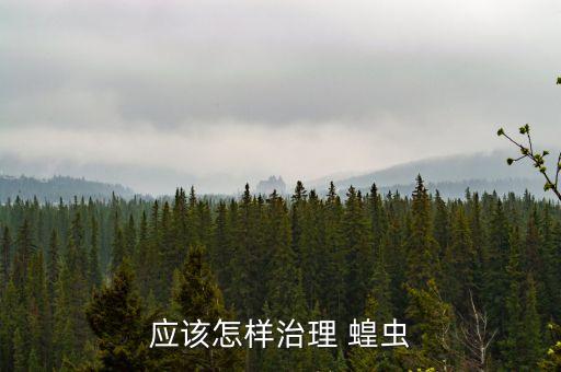 應(yīng)該怎樣治理 蝗蟲