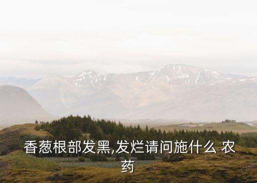 香蔥需要打什么農(nóng)藥,香蔥發(fā)病用什么農(nóng)藥