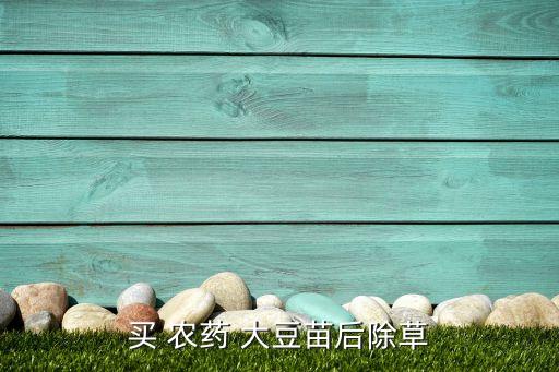 買 農(nóng)藥 大豆苗后除草