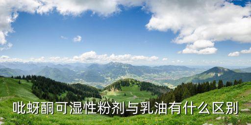 農(nóng)藥上wp和wdg代表什么