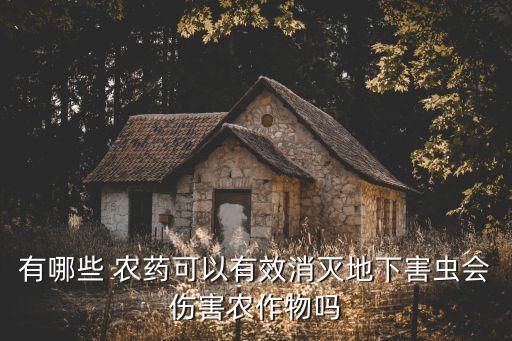 蠐螬什么農藥好,高效治蠐螬的農藥