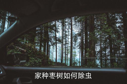 家種棗樹如何除蟲