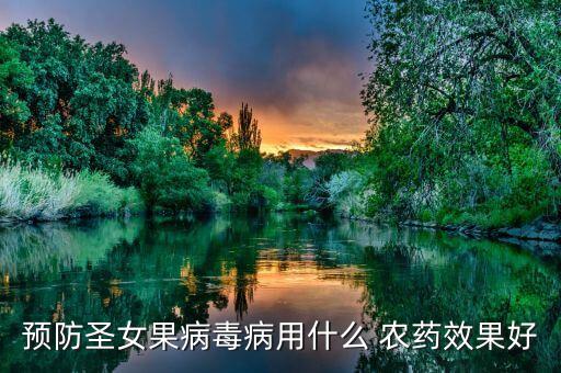 預防圣女果病毒病用什么 農藥效果好
