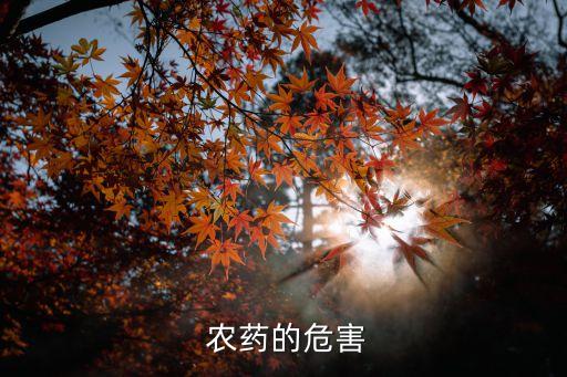  農藥的危害