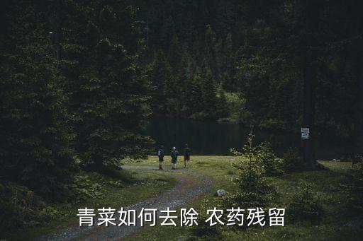 青菜如何去除 農(nóng)藥殘留