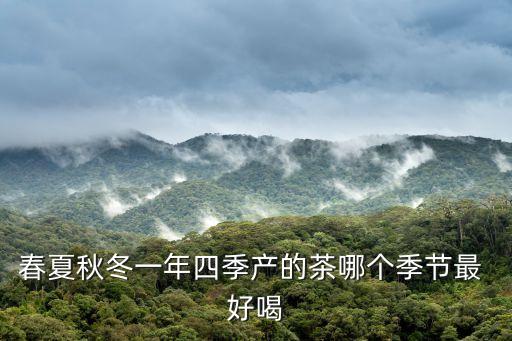 春夏秋冬一年四季產(chǎn)的茶哪個(gè)季節(jié)最 好喝