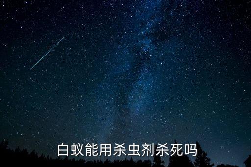  白蟻能用殺蟲劑殺死嗎