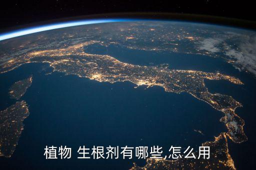 植物 生根劑有哪些,怎么用