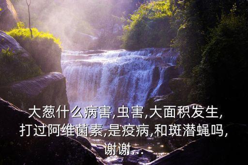 大蔥不能用什么農藥,大蔥打什么農藥最好