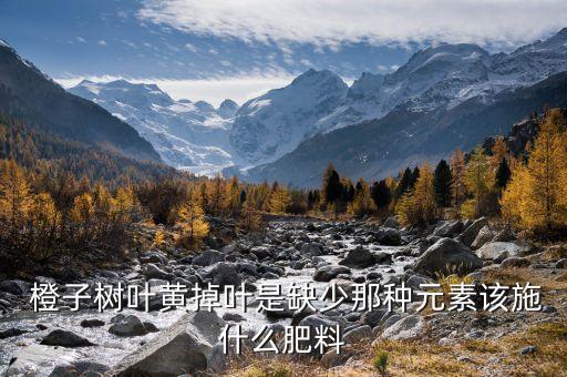 橙子噴什么農藥能變黃,橙子保果用什么農藥