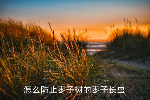 怎么防止棗子樹的棗子長蟲