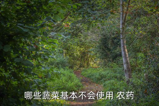 哪些蔬菜基本不會使用 農(nóng)藥