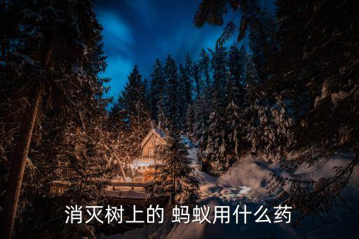 消滅樹(shù)上的 螞蟻用什么藥
