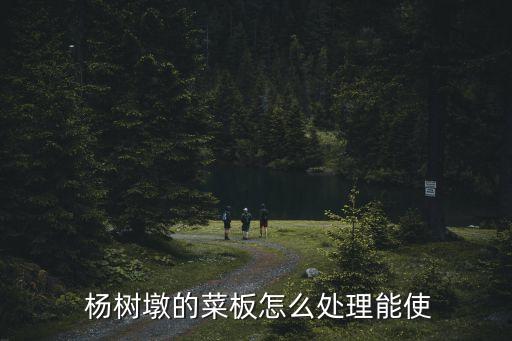 楊樹墩發芽不死用什么農藥
