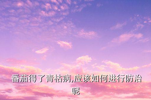 番茄生病了用什么農藥,番茄一般打什么農藥