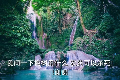 我問(wèn)一下構(gòu)樹用什么 農(nóng)藥可以殺死!!謝謝